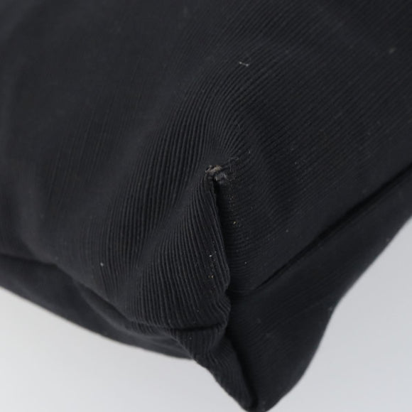 Salvatore Ferragamo Vala Tote Bag Canvas Black Gold Auth BA8689