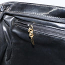 Salvatore Ferragamo Vala Tote Bag Canvas Black Gold Auth BA8689-20