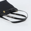 Salvatore Ferragamo Vala Tote Bag Canvas Black Gold Auth BA8689-7