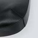 Salvatore Ferragamo Gancini Shoulder Bag Leather Black Gold Auth BA8690-10