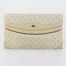 Salvatore Ferragamo Gucci Clutch Hand Bag Canvas PVC 2 Set Beige Auth BA8691-10