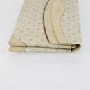 Salvatore Ferragamo Gucci Clutch Hand Bag Canvas PVC 2 Set Beige Auth BA8691-13