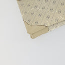 Salvatore Ferragamo Gucci Clutch Hand Bag Canvas PVC 2 Set Beige Auth BA8691-16