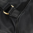 VALENTINO Backpack Nylon Leather Black Gold Auth BA8694-16