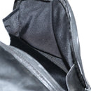 VALENTINO Backpack Nylon Leather Black Gold Auth BA8694-19