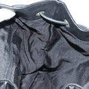 VALENTINO Backpack Nylon Leather Black Gold Auth BA8694-22