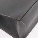 HERMES Lucy PM Hand Bag Leather Gray Auth BA8697-10