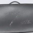 HERMES Lucy PM Hand Bag Leather Gray Auth BA8697-9