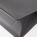 HERMES Lucy PM Hand Bag Leather Gray Auth BA8697-11