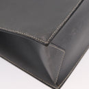 HERMES Lucy PM Hand Bag Leather Gray Auth BA8697-12