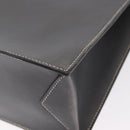 HERMES Lucy PM Hand Bag Leather Gray Auth BA8697-13