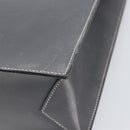 HERMES Lucy PM Hand Bag Leather Gray Auth BA8697-10