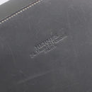 HERMES Lucy PM Hand Bag Leather Gray Auth BA8697-17