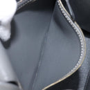 HERMES Lucy PM Hand Bag Leather Gray Auth BA8697-22