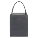 HERMES Lucy PM Hand Bag Leather Gray Auth BA8697-13
