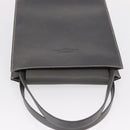 HERMES Lucy PM Hand Bag Leather Gray Auth BA8697-6