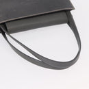 HERMES Lucy PM Hand Bag Leather Gray Auth BA8697-7