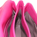 Christian Dior Canage Chain Shoulder Bag Pink Silver Auth BA8702V-22