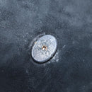 CHANEL Chain Shoulder Bag Suede Black Gold CC Auth BA8703-11