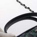 CHANEL Hand Bag Leather 2way Green CC Auth BA8704-8