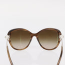 CHANEL Sunglasses plastic Brown CC Auth BA8711V-3