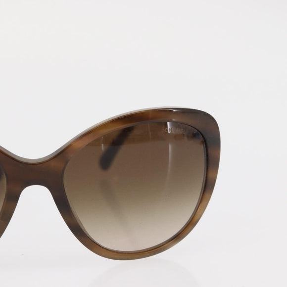 CHANEL Sunglasses plastic Brown CC Auth BA8711V