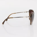 CHANEL Sunglasses plastic Brown CC Auth BA8711V-6
