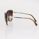 CHANEL Sunglasses plastic Brown CC Auth BA8711V-7