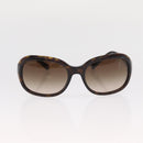 CHANEL Sunglasses plastic Brown CC Auth BA8712-13
