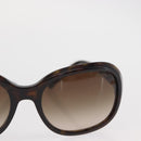 CHANEL Sunglasses plastic Brown CC Auth BA8712-4