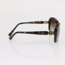 CHANEL Sunglasses plastic Brown CC Auth BA8712-5