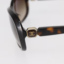 CHANEL Sunglasses plastic Brown CC Auth BA8712-7