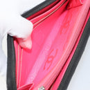 CHANEL Matelasse Long Wallet Lamb Skin Black CC Auth BA8713-18