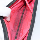 CHANEL Matelasse Long Wallet Lamb Skin Black CC Auth BA8713-11