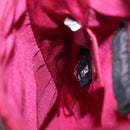 CHANEL Choco Bar line Chain Shoulder Bag Leather Pink Silver CC Auth BA8714-21