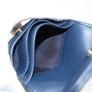 CHANEL Matelasse Chain Phone Case Bag Lamb Skin Navy Gold CC Auth BA8715SAV-24