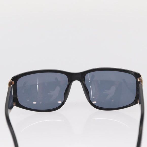 CHANEL Sunglasses plastic Black CC Auth BA8716