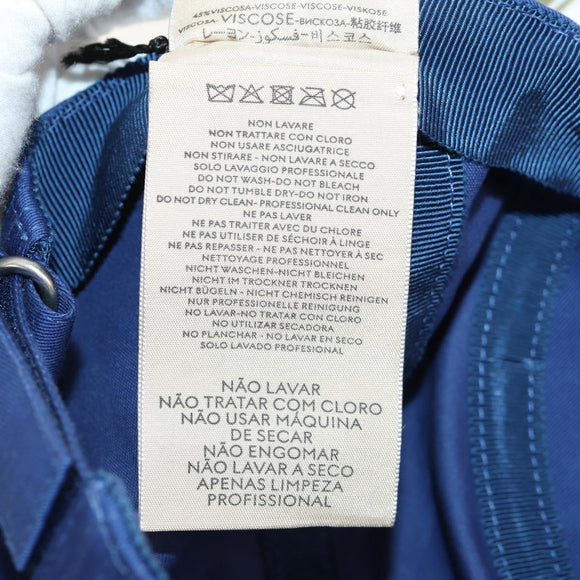 GUCCI Baseball Cap Cotton Blue 773135 Auth BA8717V