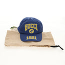GUCCI Baseball Cap Cotton Blue 773135 Auth BA8717V-12