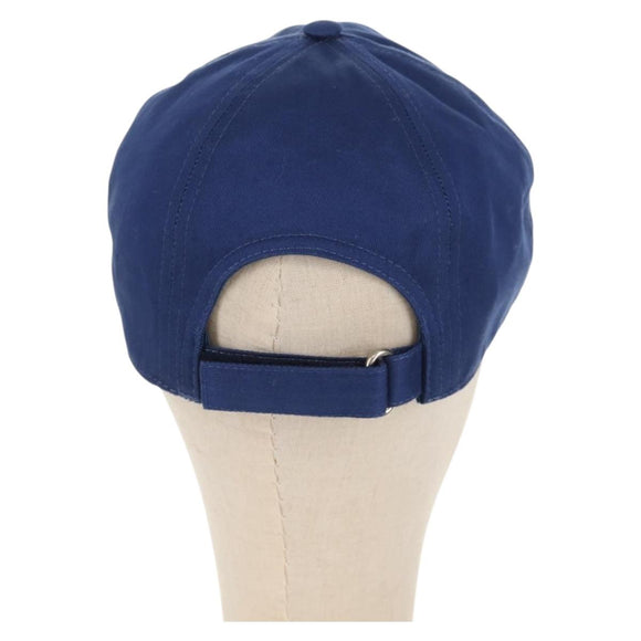 GUCCI Baseball Cap Cotton Blue 773135 Auth BA8717V