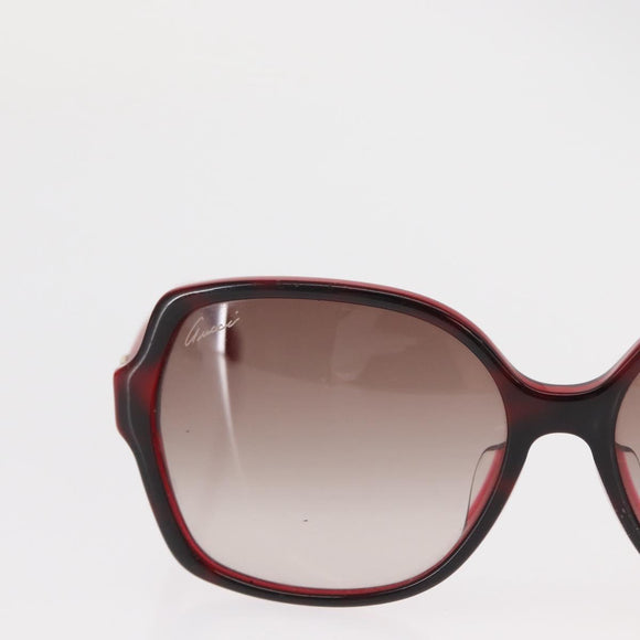 GUCCI Sunglasses plastic Red Auth BA8718