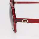 GUCCI Sunglasses plastic Red Auth BA8718-8