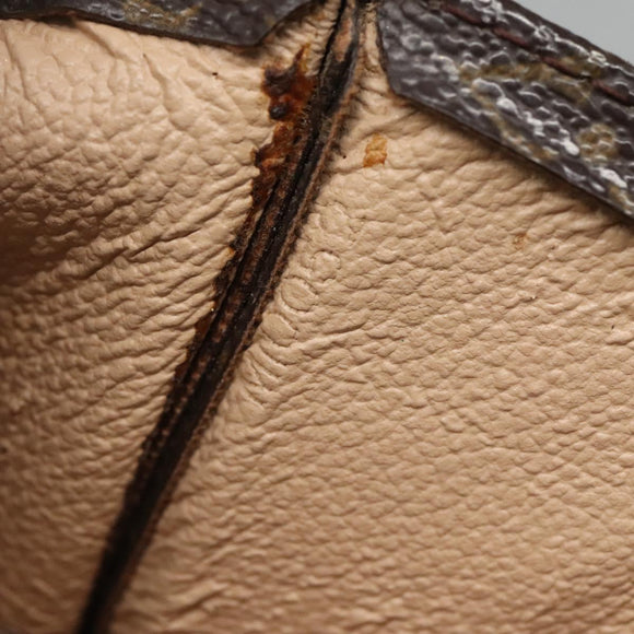 LOUIS VUITTON Monogram Sac Plat Hand Bag M51140 LV Auth BA872