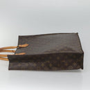 LOUIS VUITTON Monogram Sac Plat Hand Bag M51140 LV Auth BA872-3