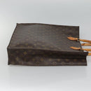 LOUIS VUITTON Monogram Sac Plat Hand Bag M51140 LV Auth BA872-4