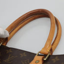 LOUIS VUITTON Monogram Sac Plat Hand Bag M51140 LV Auth BA872-8