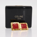 CELINE Earring metal Gold Auth BA8720-10