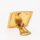 CELINE Earring metal Gold Auth BA8720-8