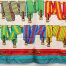 HERMES Carre 90 Scarf ""J.METZ"" Silk Turquoise Blue Auth BA8721-9