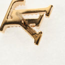 LOUIS VUITTON Monogram Metal Pierce LV Iconic Strass Gold M00609 LV Auth BA8724SAM-11